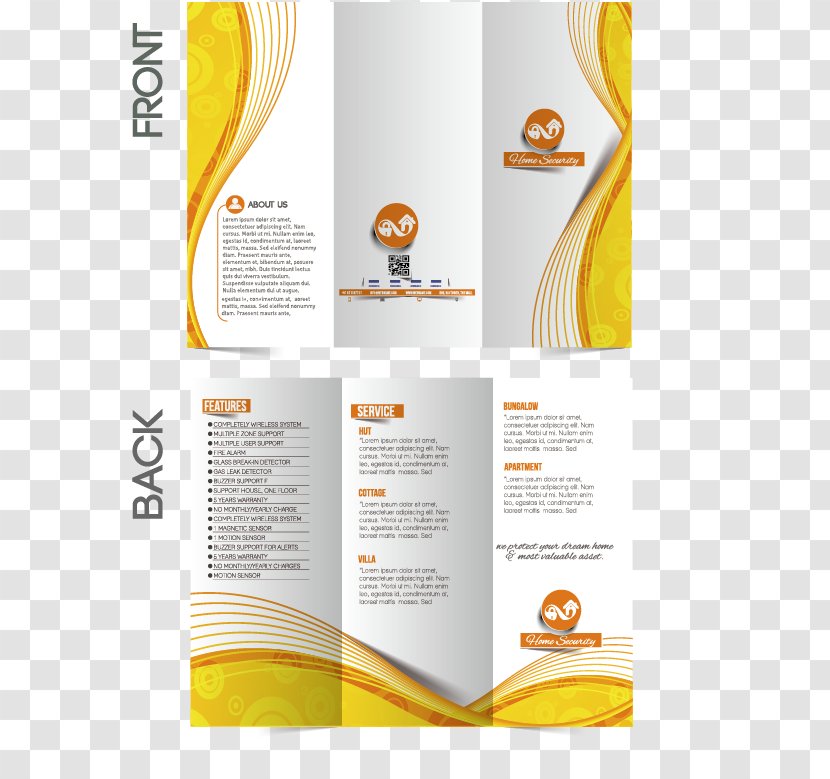 Brochure Graphic Design Template - Designer - Folding Transparent PNG