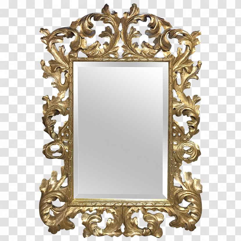 Mirror Rectangle - Picture Frame - Continental Carved Transparent PNG
