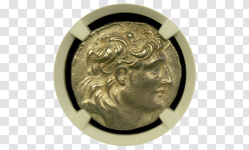 Gold Coin Seleucid Empire Silver Tetradrachm - Numismatic Guaranty Corporation Transparent PNG