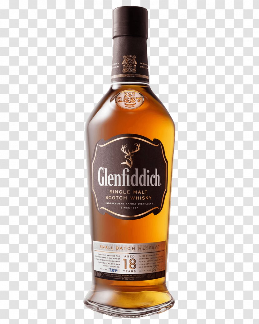 Glenfiddich Single Malt Whisky Scotch Whiskey Transparent PNG