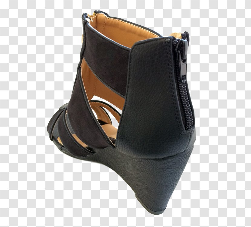 Leather Boot Shoe Black M - Footwear - Summer Shoes Transparent PNG