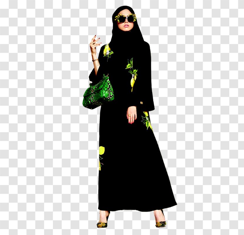 Islamic Fashion Dolce & Gabbana Abaya Italian - Stefano - Daniel Balavoine Transparent PNG