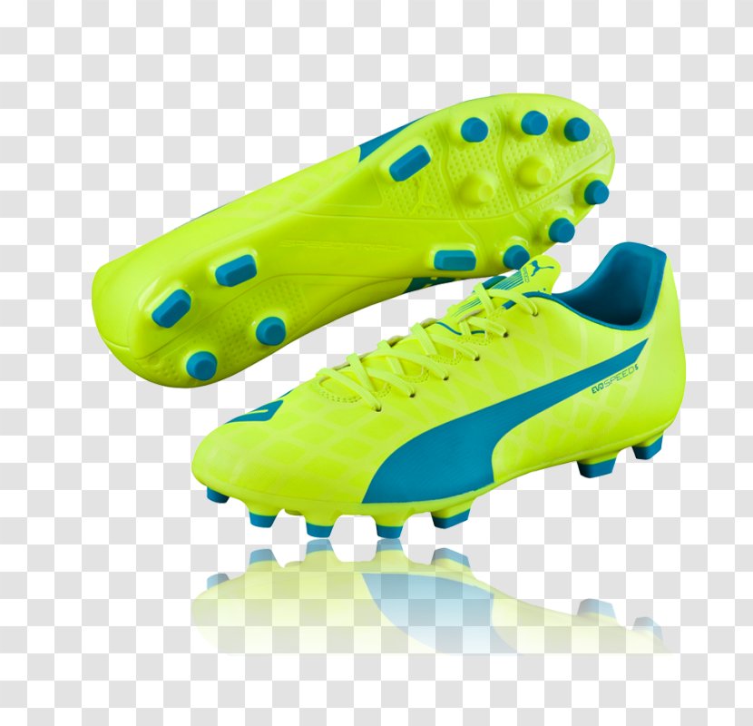 Puma Football Boot Blue Slipper - Soccer Cleat Transparent PNG