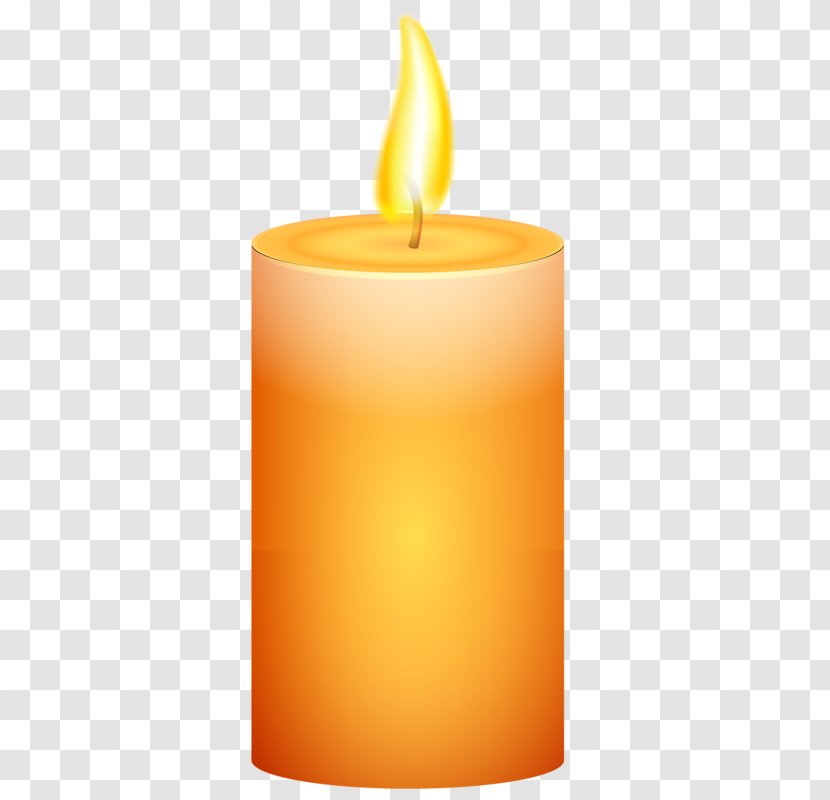 Candle Flame Combustion - Orange - Burning Candles Transparent PNG