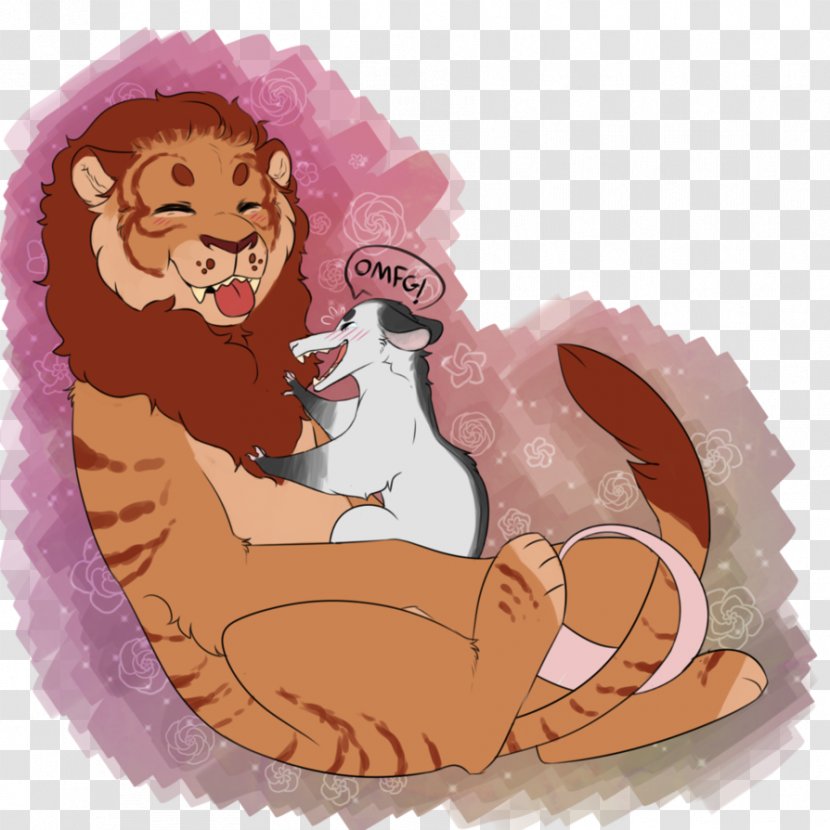 Lion Big Cat Clip Art - Mammal Transparent PNG