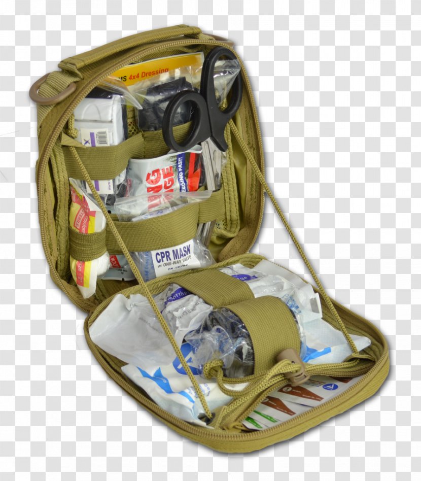 First Aid Kits Individual Kit Supplies MOLLE Emergency Bleeding Control - Survival - Military Transparent PNG