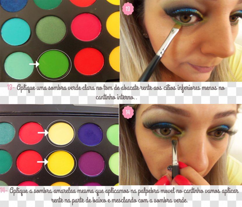 Eye Shadow Eyebrow Week Hair Coloring FIFA World Cup - Cosmetics - Tutorial Transparent PNG