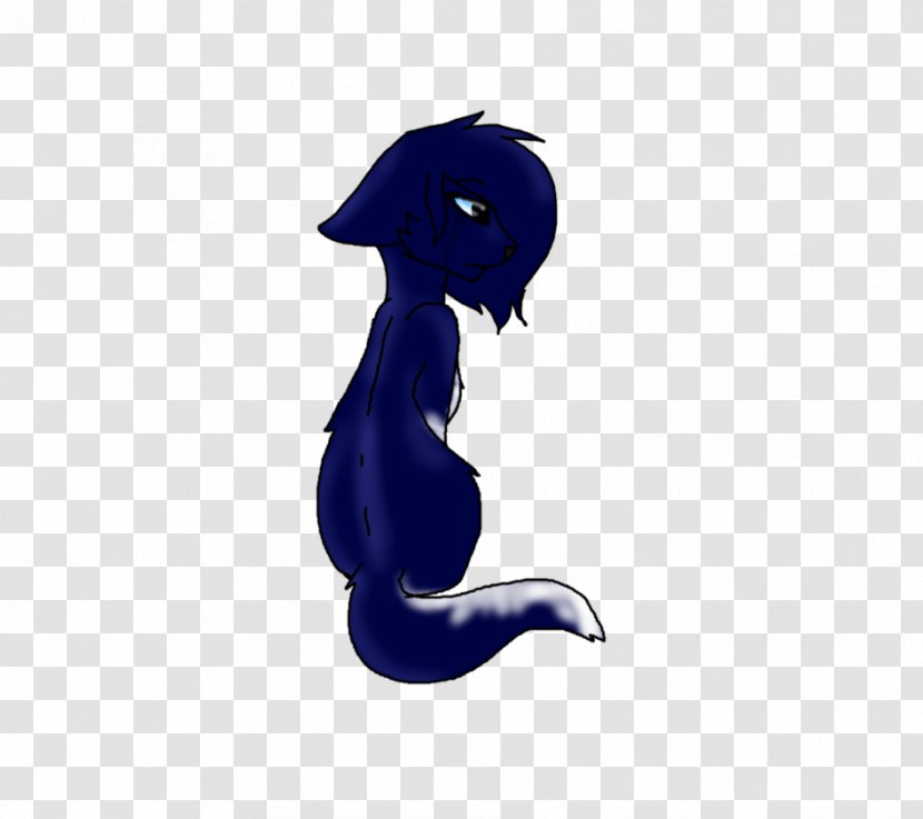 Cobalt Blue Marine Mammal Silhouette Transparent PNG