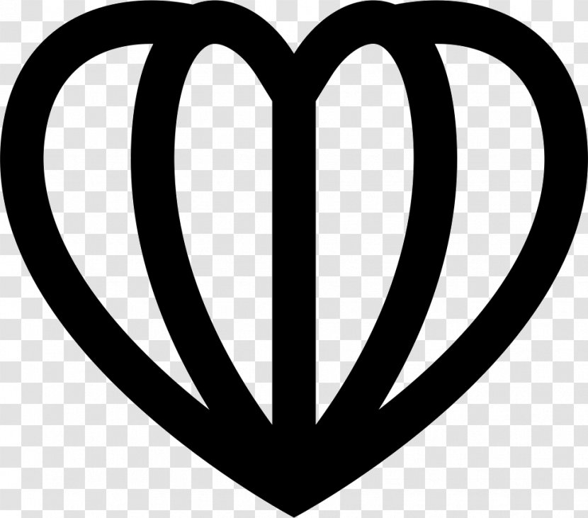 Heart Book Geometric Shape Symbol - Flower - Open Fonts Transparent PNG