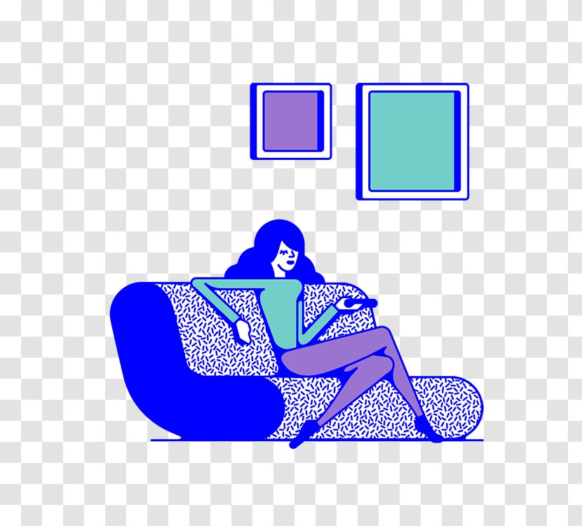 Television Flat Design Clip Art - Heart - And Girls Sofa Watching TV Transparent PNG