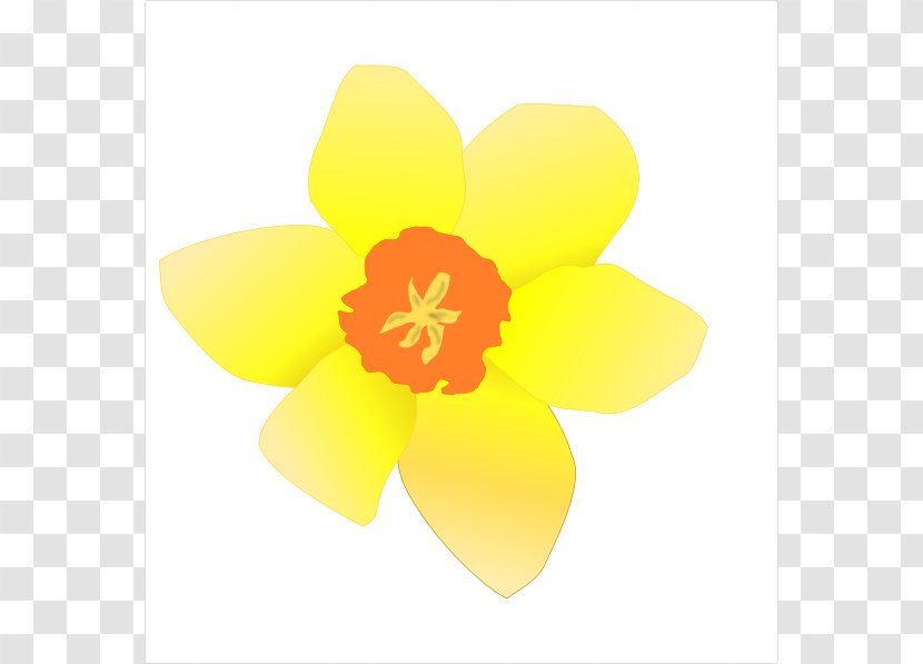 Daffodil Free Content Clip Art - Yellow - Clump Cliparts Transparent PNG