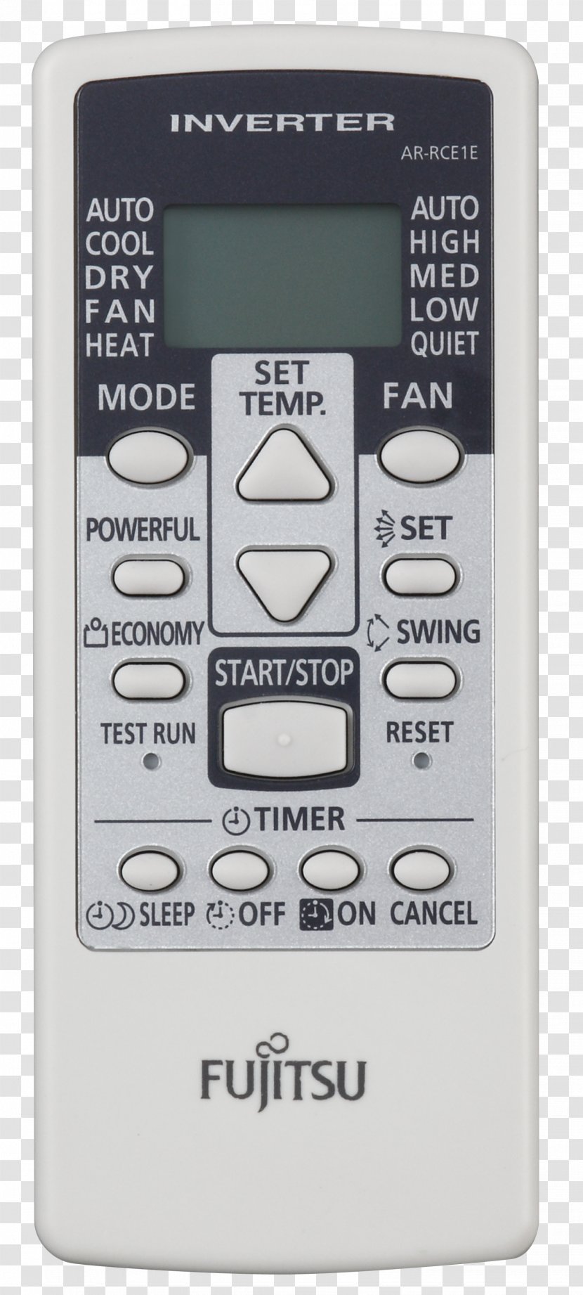 FUJITSU GENERAL LIMITED Power Inverters Air Conditioner Conditioning - Remote Control - General Transparent PNG