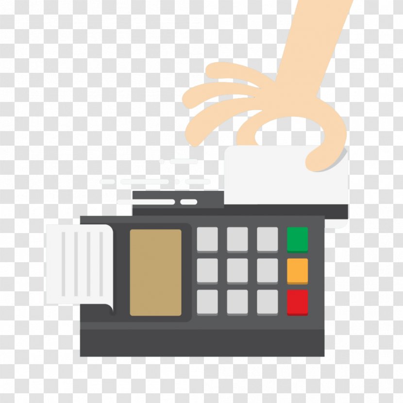 Credit Card Payment Terminal - Cartoon Transparent PNG