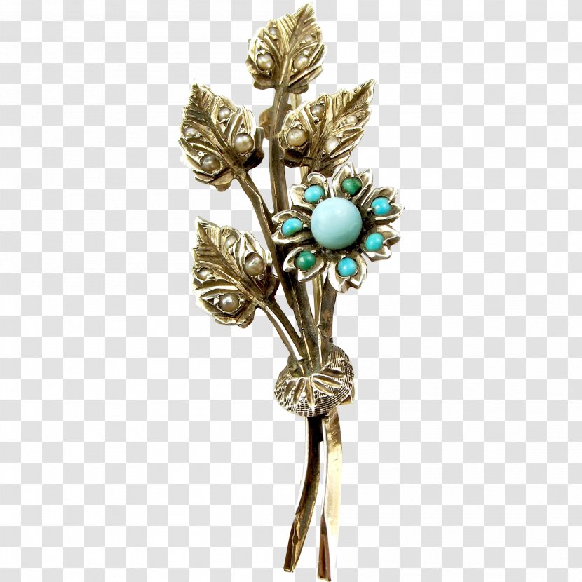 Jewellery Brooch Turquoise Clothing Accessories Gemstone Transparent PNG