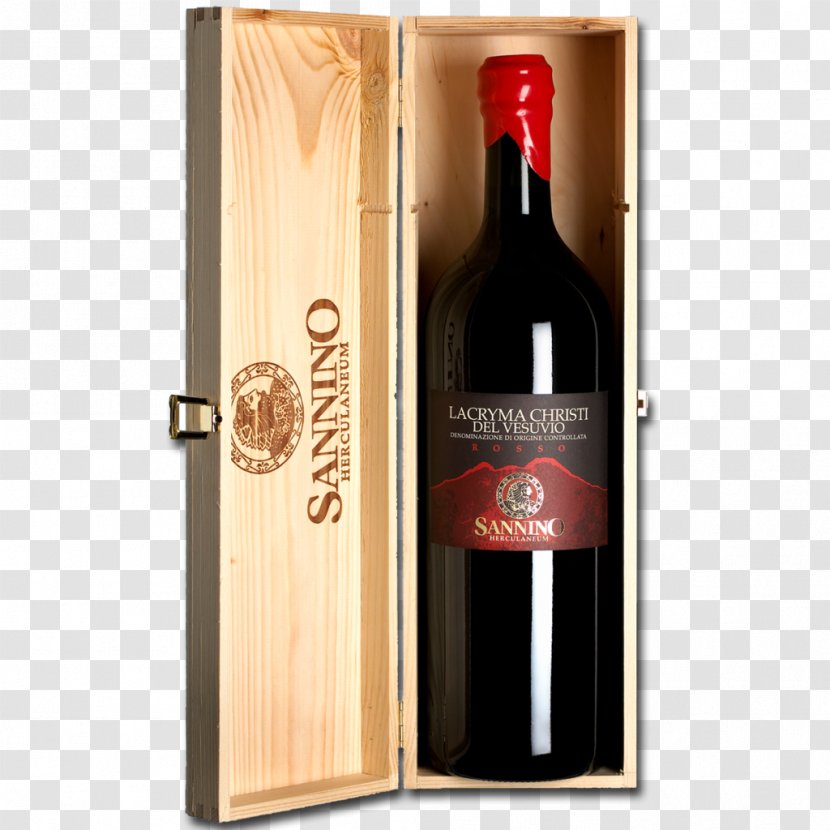 Wine Lacryma Christi Mount Vesuvius Bottle Denominazione Di Origine Controllata Transparent PNG