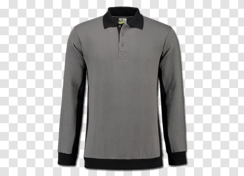 Long-sleeved T-shirt Polo Shirt Sweater - Polar Fleece Transparent PNG