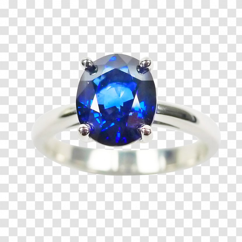 Jewellery Gemstone Ring Sapphire Silver Transparent PNG