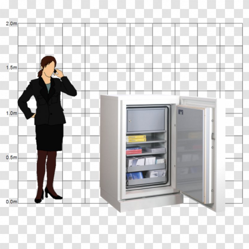 Chubbsafes Data Plus 2 Refrigerator Fire - Safe Transparent PNG