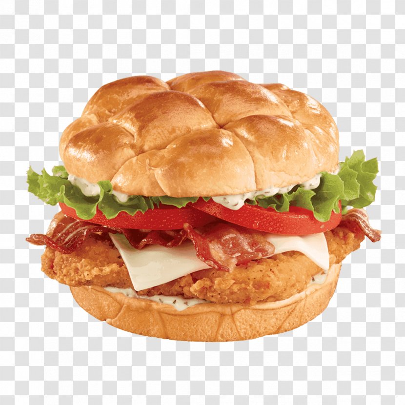 Club Sandwich Chicken Crispy Fried Bacon - Ranch Dressing - Grilled Food Transparent PNG