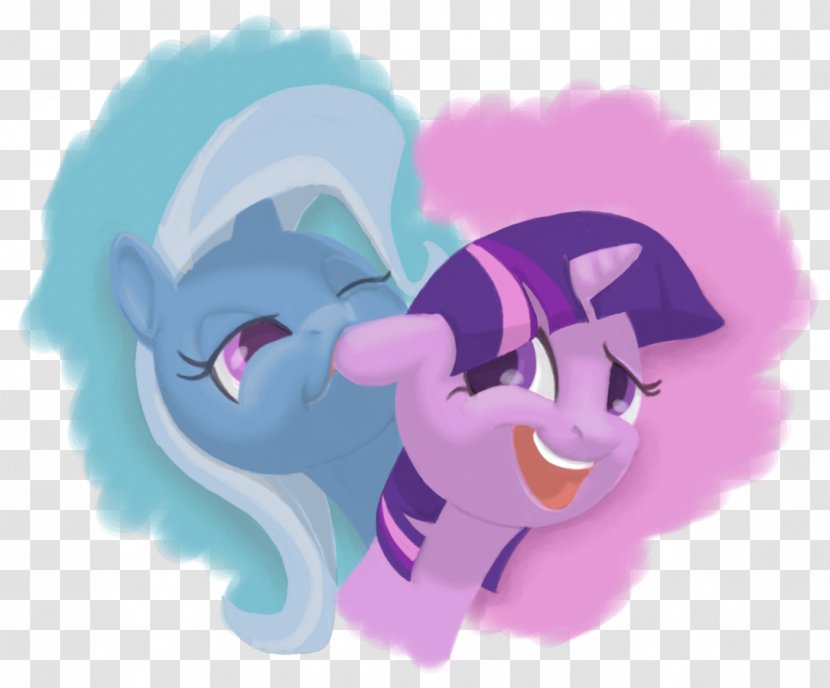 Horse Pony Purple Violet - Heart - Twilight Transparent PNG