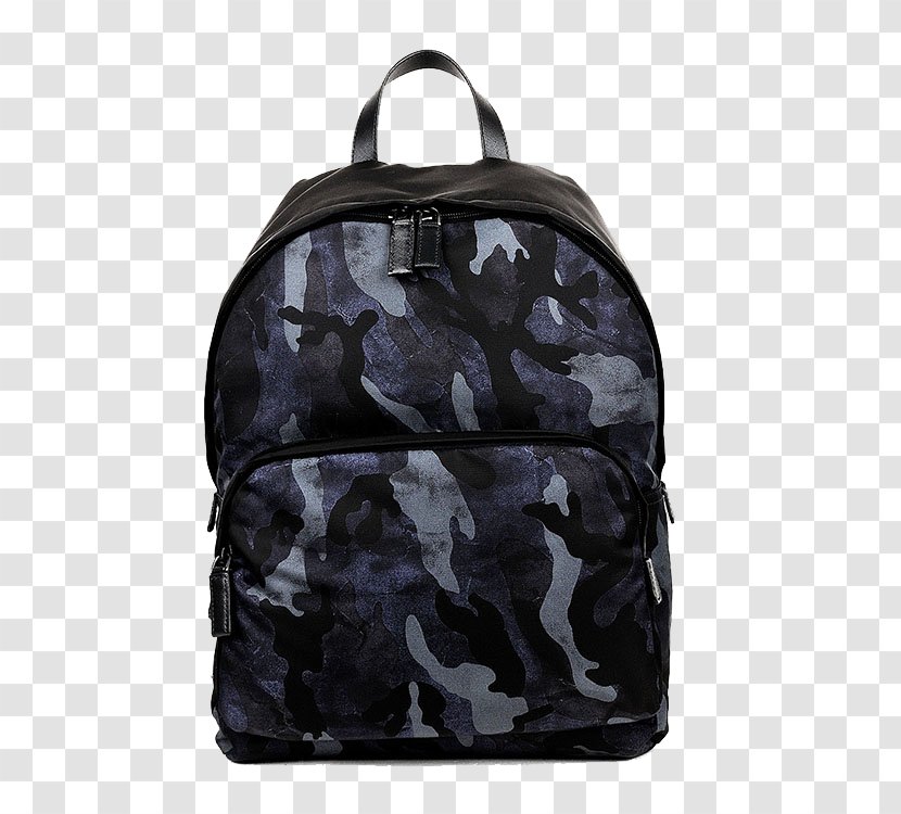 Handbag Backpack Textile Luxury Goods - PRADA Prada Camouflage Blue Nylon Shoulder Bag Transparent PNG