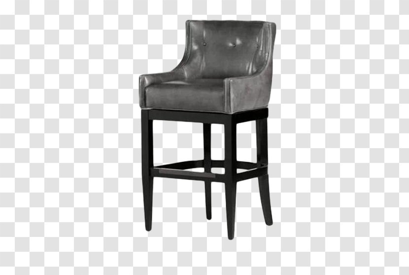 Bar Stool Chair Dining Room Furniture - House - Dark Gray Leather Sofa Transparent PNG