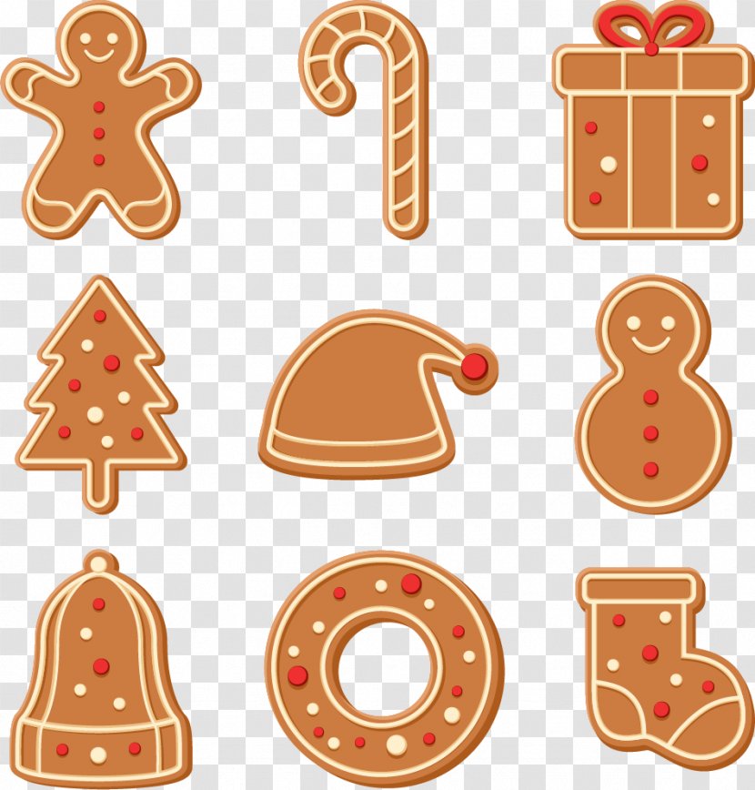 Christmas Cookie Clip Art - Vector Material Cookies Transparent PNG