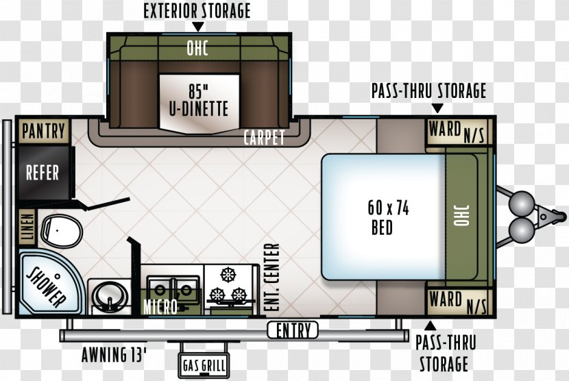 Campervans Caravan RVT.com Forest River Dinette - Vehicle Transparent PNG