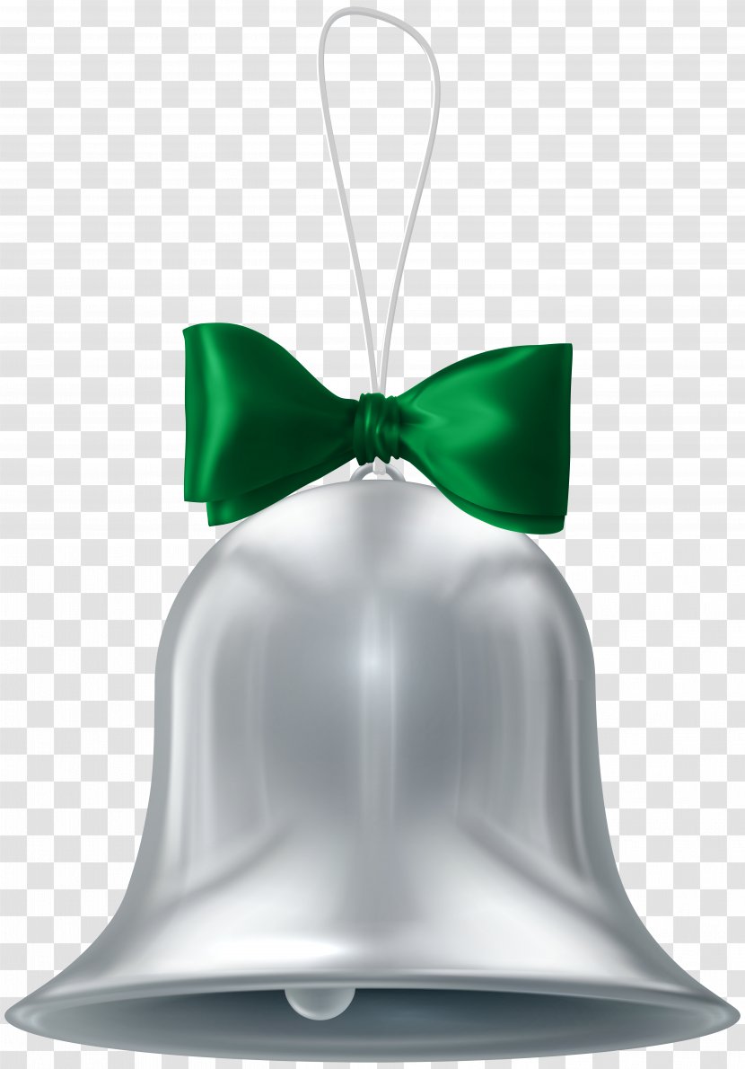 Image File Formats Lossless Compression - Green - Christmas Silver Bell Transparent Clip Art Transparent PNG