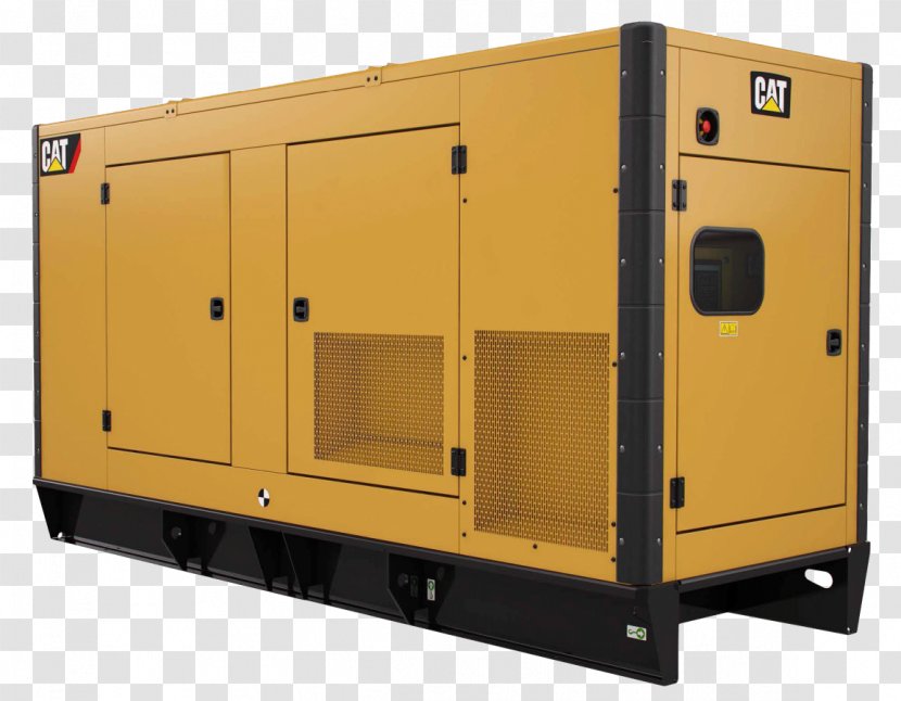 Electric Generator Caterpillar Inc. C13 Electricity Diesel - Enginegenerator - Energy Transparent PNG