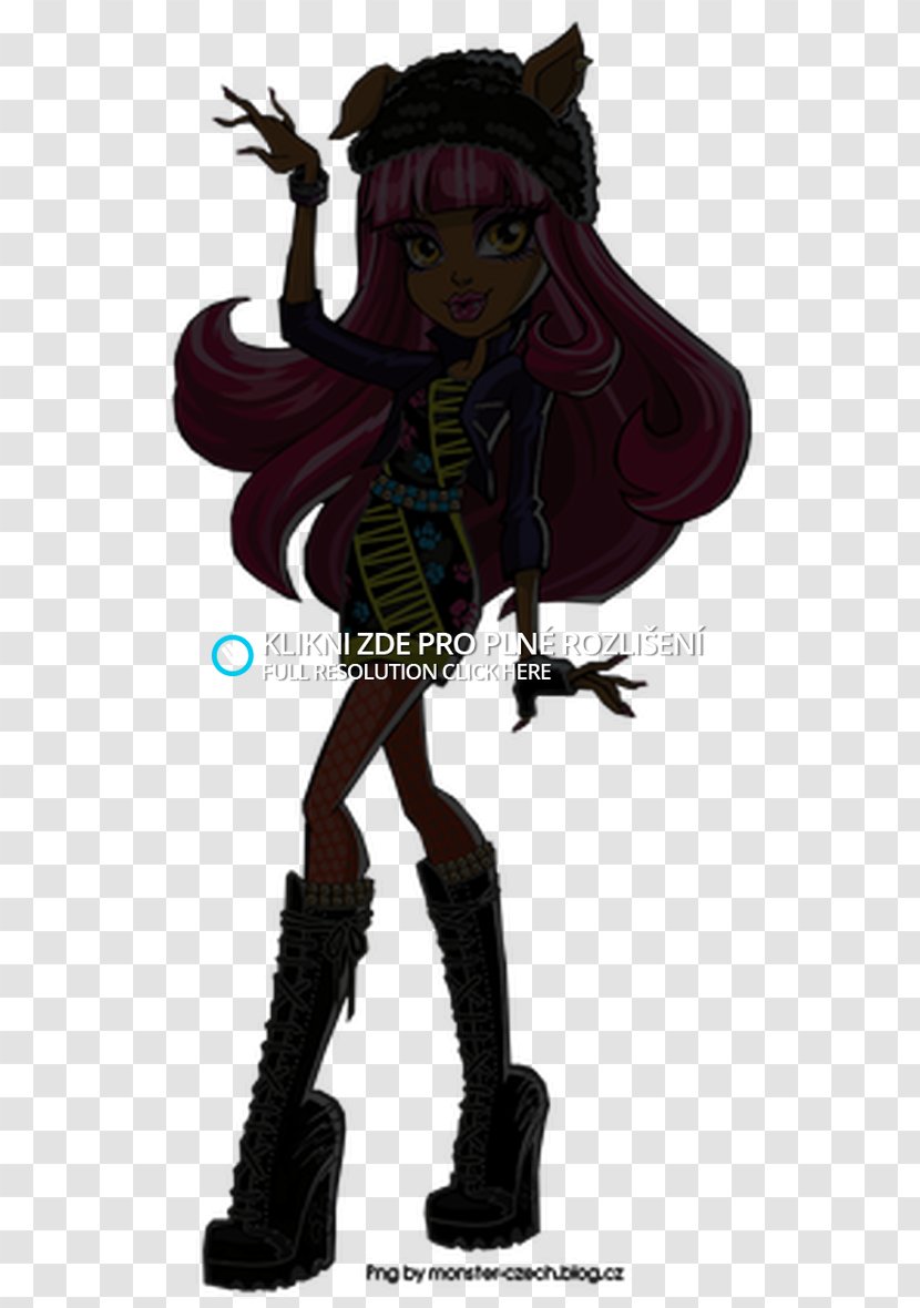 Monster High Clawdeen Wolf Doll Ghoul Cleo De Nile - Playset Transparent PNG