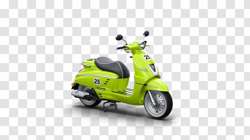 Motorized Scooter Peugeot Motorcycle Accessories Car - Retro Transparent PNG