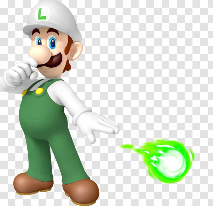 Mario Party: Island Tour Bros. Luigi Wii Party - Hand Transparent PNG
