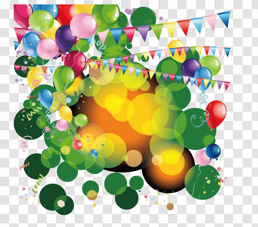 Balloon - Ribbon - Lively Atmosphere Transparent PNG