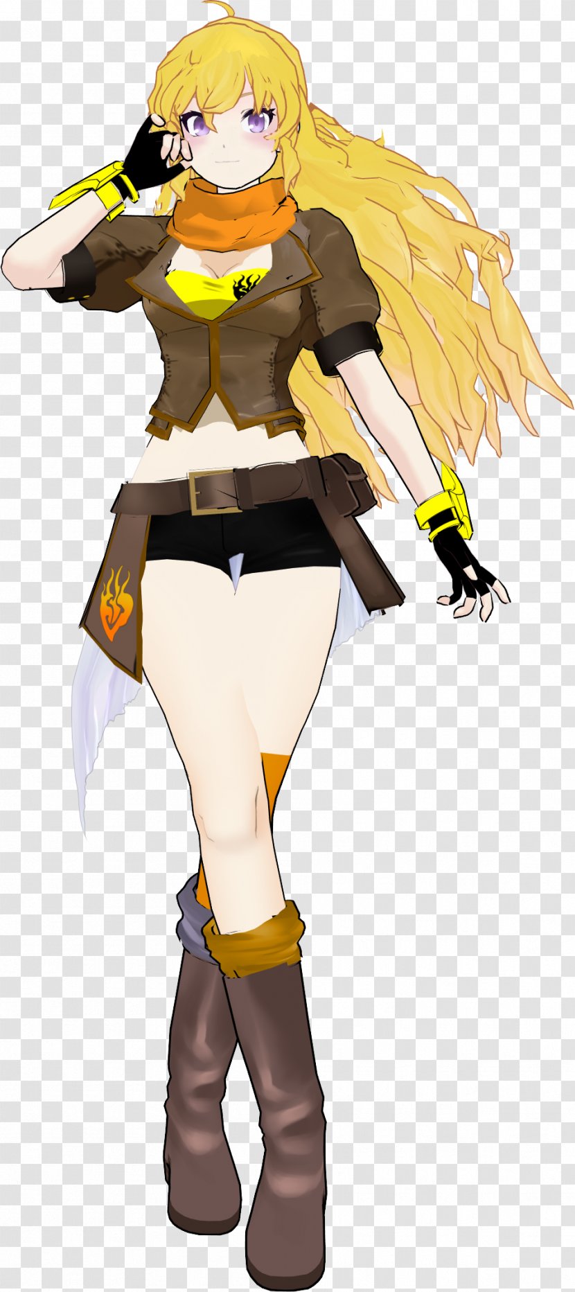 Yang Xiao Long RTX Cosplay DeviantArt Rooster Teeth - Watercolor - Ruby Transparent PNG