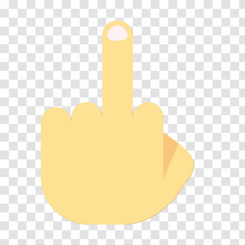 Yellow Background - Gesture - Hand Transparent PNG