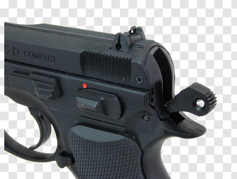 Trigger CZ 75D Compact Firearm Pistol - Gun Accessory - Hammer Transparent PNG
