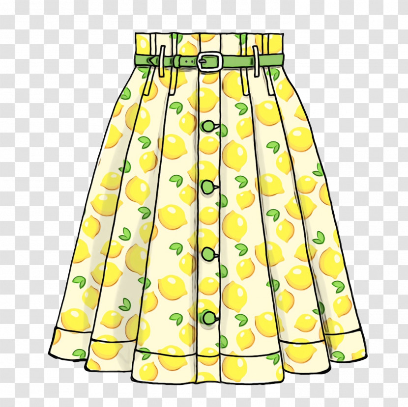 Shorts Yellow Skirt Dress Area Transparent PNG