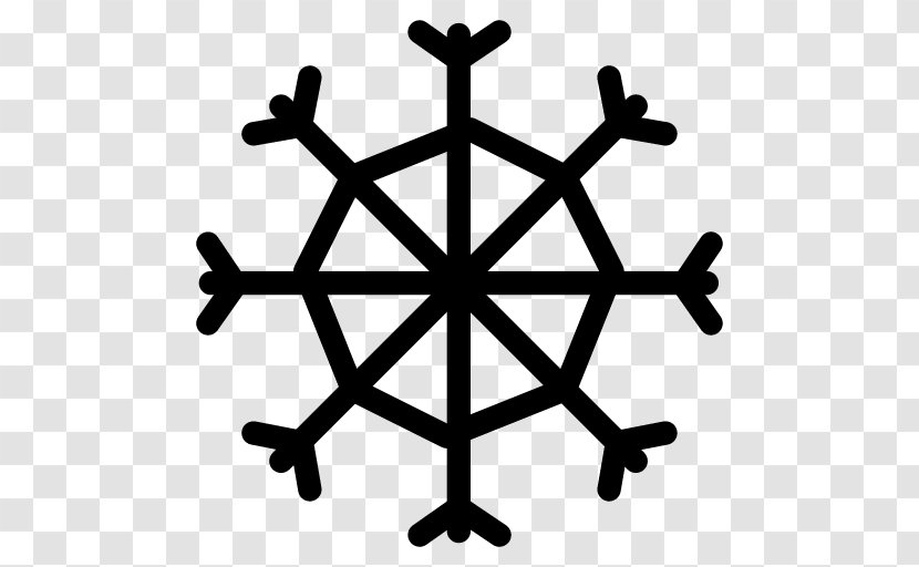 Helm Of Awe Clip Art - Point - Snowflake Transparent PNG