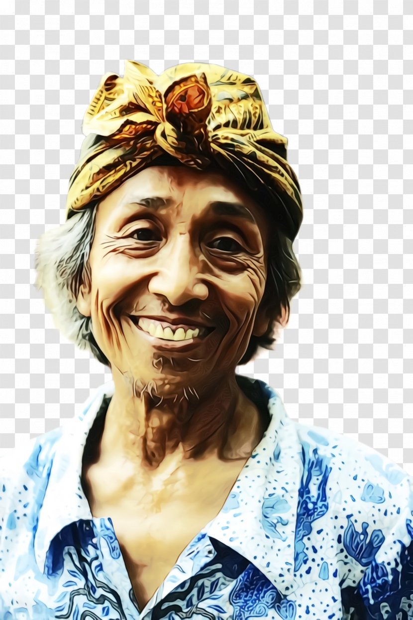 Old People - Head - Happy Smile Transparent PNG