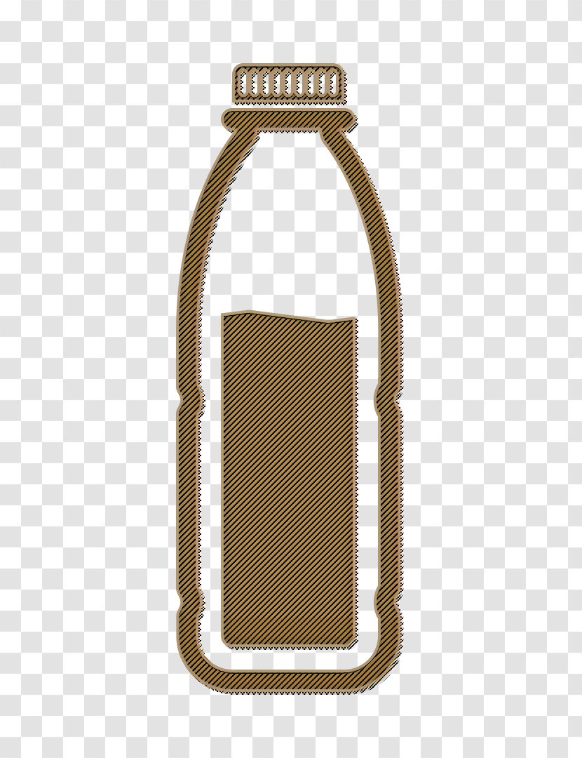 Barista Icon Bottle Milk - Plastic - Beige Architecture Transparent PNG