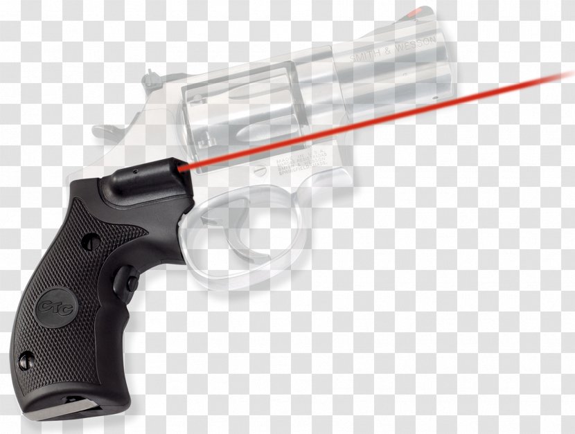 Trigger Revolver Firearm Smith & Wesson Crimson Trace - Gun Accessory - Weapon Transparent PNG