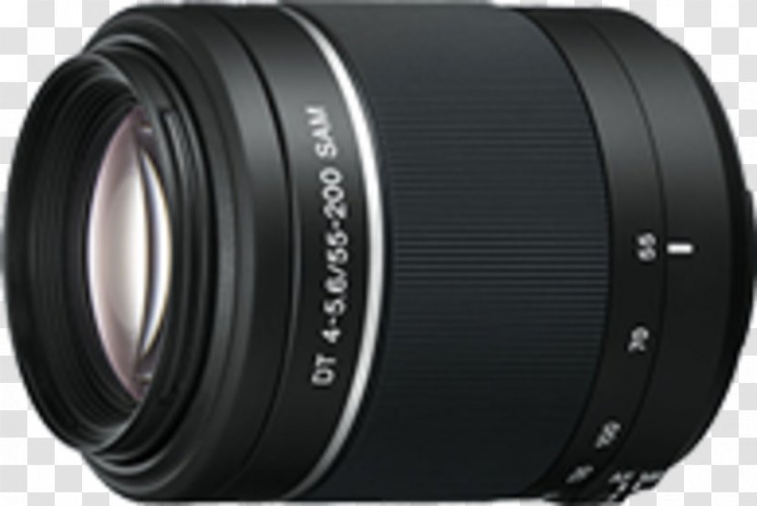Sony Alpha 77 α Telephoto Zoom 55-200mm F/4.0-5.6 Camera Lens 索尼 Transparent PNG