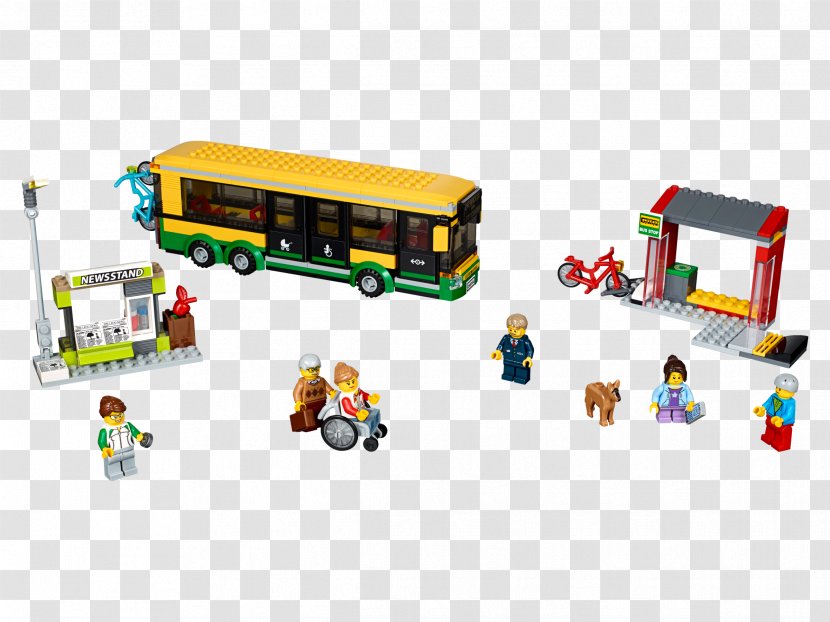 LEGO 60154 City Bus Station Interchange 60169 Cargo Terminal Transparent PNG