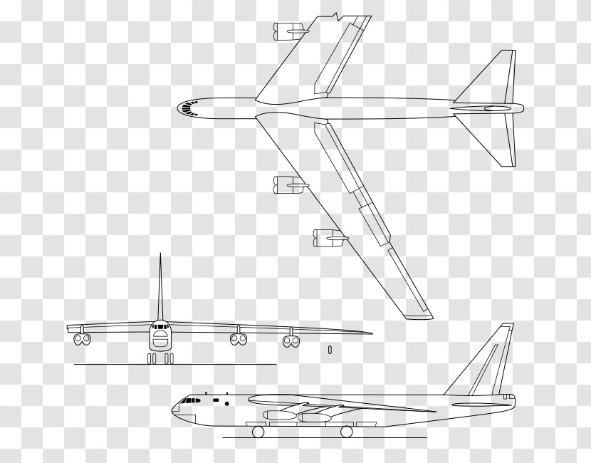 Boeing B-52 Stratofortress Airplane RAF Fairford Aircraft Northrop Grumman B-2 Spirit - Aerospace Engineering Transparent PNG