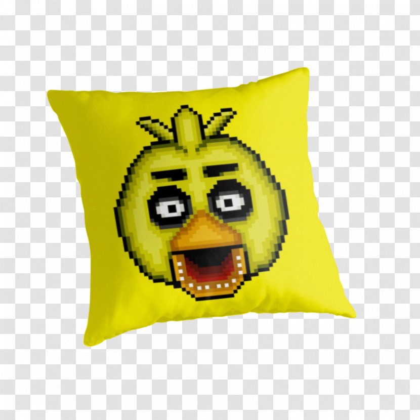 Five Nights At Freddy's Wall Buffet Throw Pillows Metal - Smiley - Pixel Art Transparent PNG