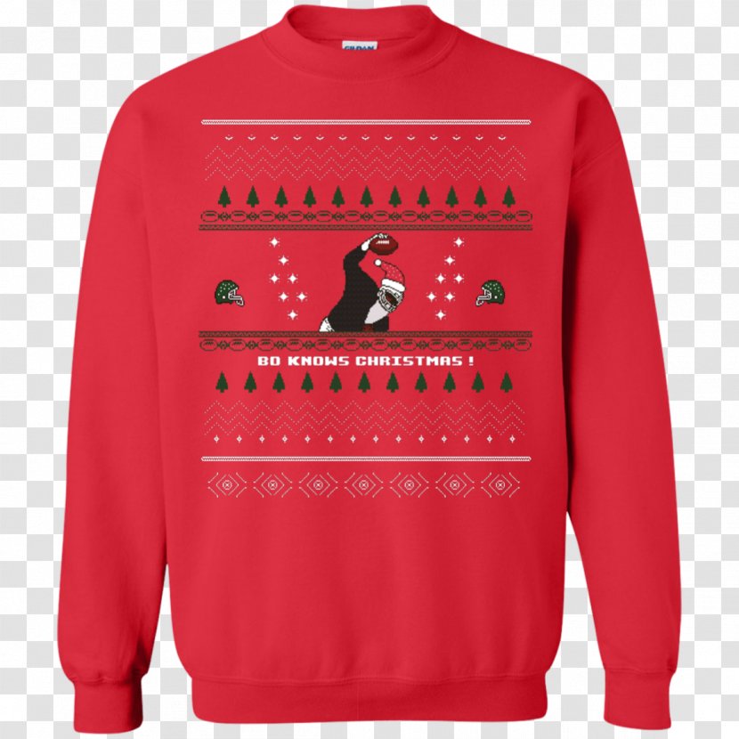 T-shirt Hoodie Sweater Christmas Jumper - Crew Neck Transparent PNG