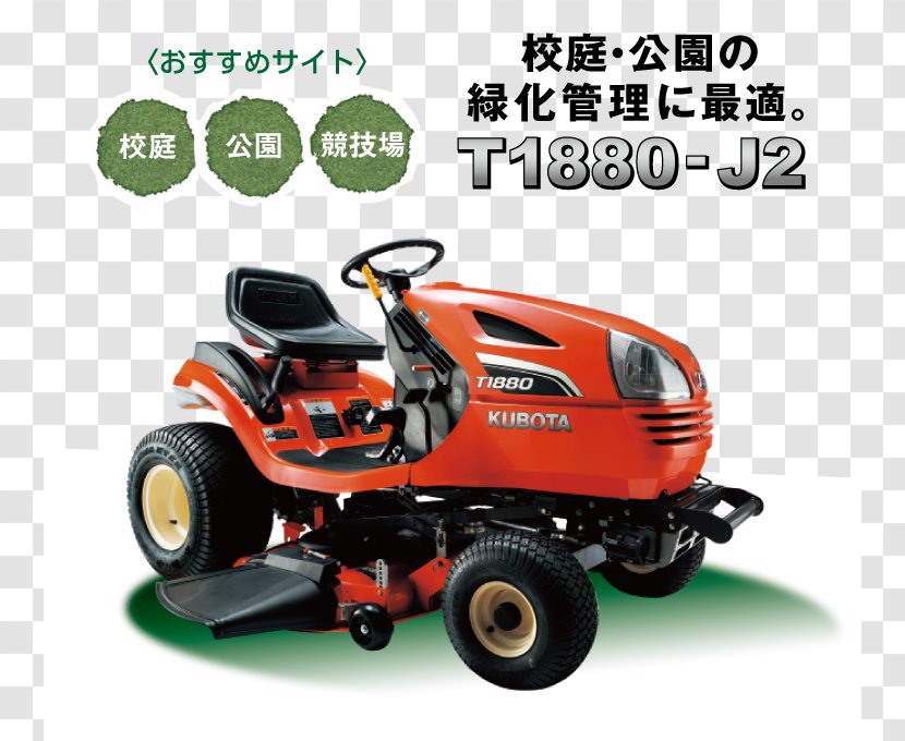 Tractor Kubota Lawn Mowers Agricultural Machinery Agriculture - Rice Transplanter Transparent PNG