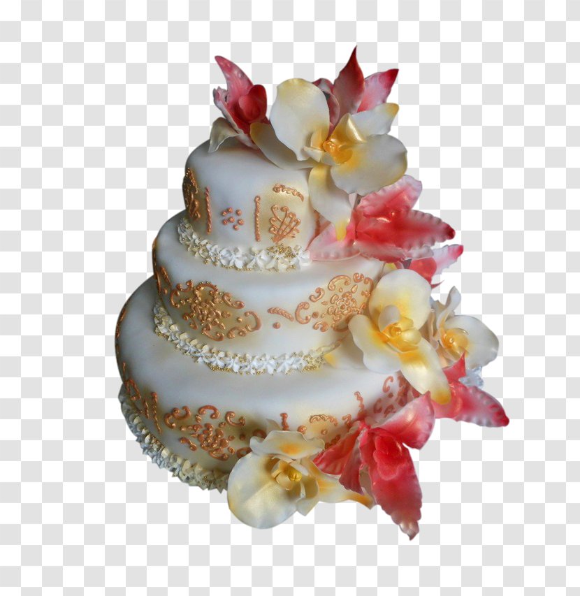 Wedding Cake Torte Sugar Decorating Paste - Dessert Transparent PNG