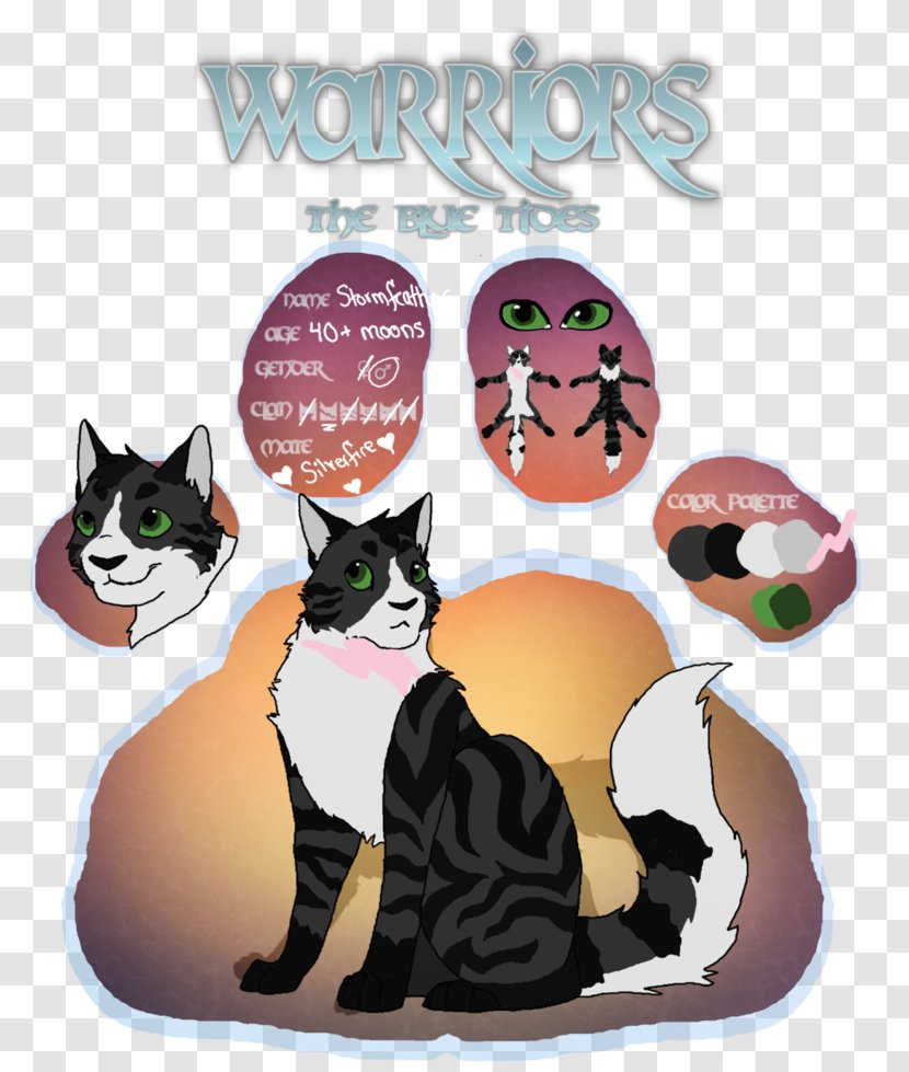 Whiskers Kitten ThunderClan Warriors Paw - Golden State Transparent PNG